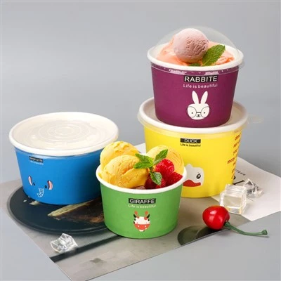 8 Oz Paper Ice Cream Cup