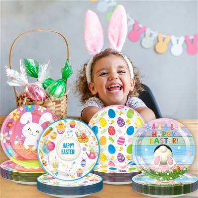 Bunny Paper Plate And Napkin