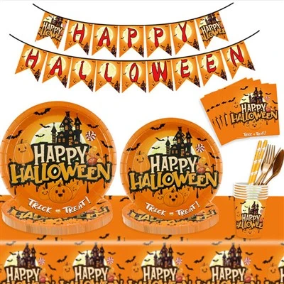 Disposable Halloween Plate